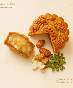 Đậu xanh hạnh nhân - Bánh Trung Thu Kinh Đô