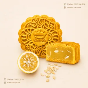 Bánh trung thu Tuyết vị Cam Yuzu