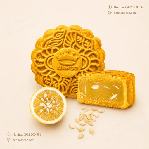 Bánh trung thu Tuyết vị Cam Yuzu